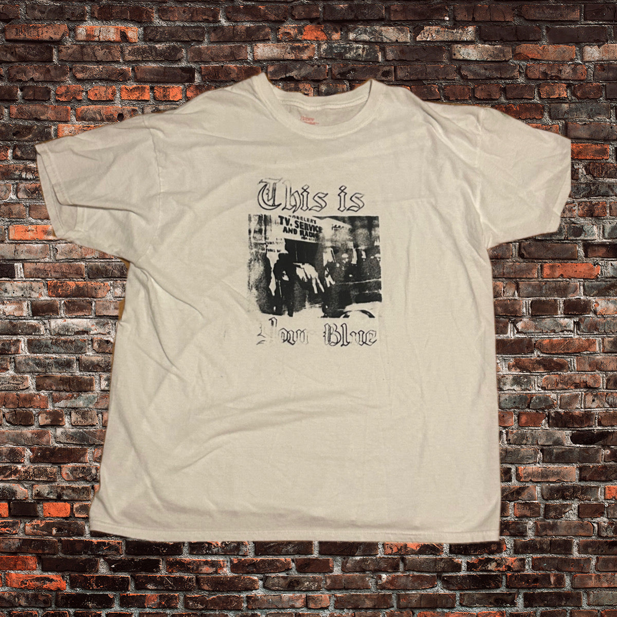 Your Blue tee (white)